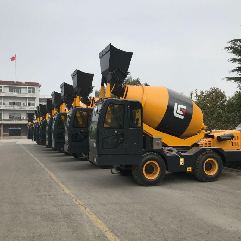 Liugong 4m3 Self Loading Concrete Mixer Hy400 for Sale