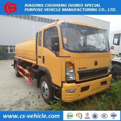 Sinotruk HOWO 4X2 10cbm Water Tank Truck