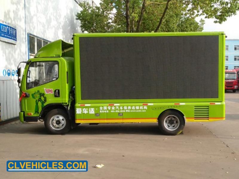 FAW Waterproof LED Digital Billboard Truck Mobile Advertising LED Truck