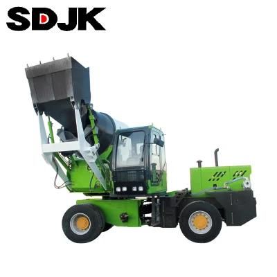 Popular Self Feeding Concrete Pump Mixer Trucks