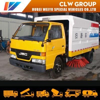 Jmc 4X2 3tons Small Street Sweeping Truck 5.5-6m3/Cbm Road Garbage/Dust/Sewage Cleaning Sweeper Machine Vehicle