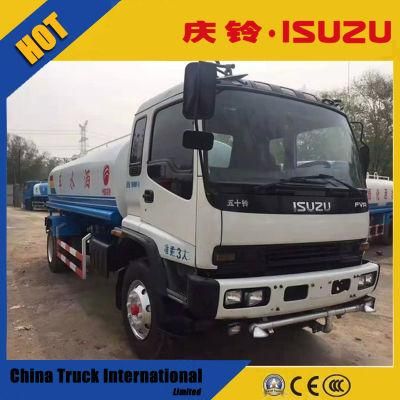China Isuzu Qingling Fvr 6 Wheeler 241HP 12000liter Transportation Water Tank Truck