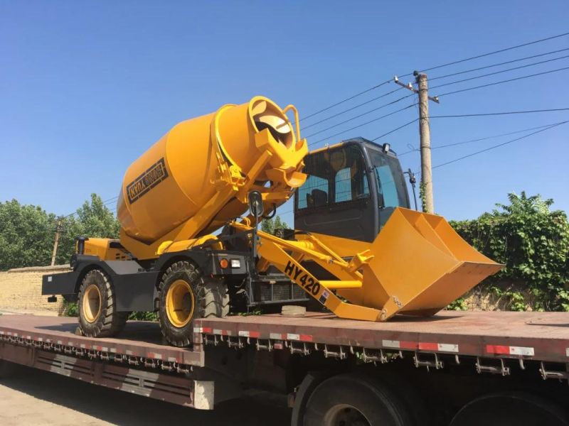 Promotion 4.2 Cubic Meter Self-Loading Concrete Mixer