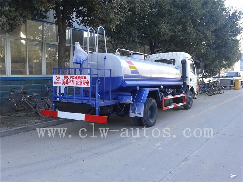 Dongfeng 4X2 Mini 4ton 4000liters 4cbm Water Tank Sprinkler Truck