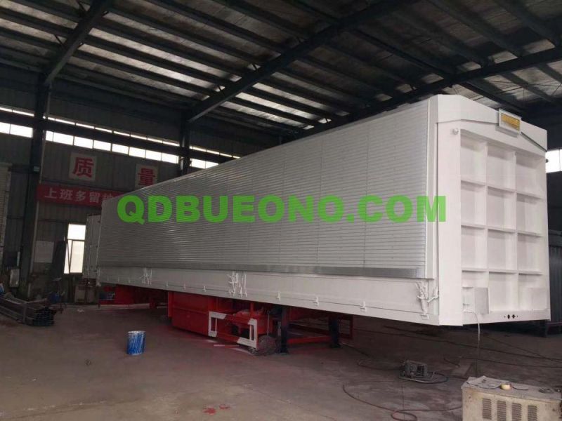Customized 28FT CKD Winging Opening Van Truck Body for Semi Trailer Truck