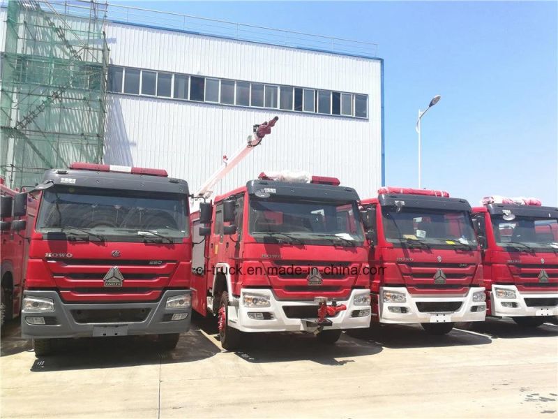 Good Quality Sinotruk HOWO 6X4 Water Foam High Spraying Fire Truck 16000liters