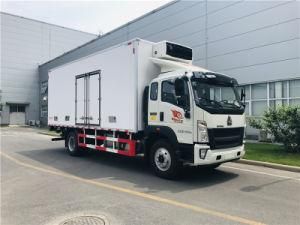 8 Tons Sino HOWO Refrigerated Container Truck