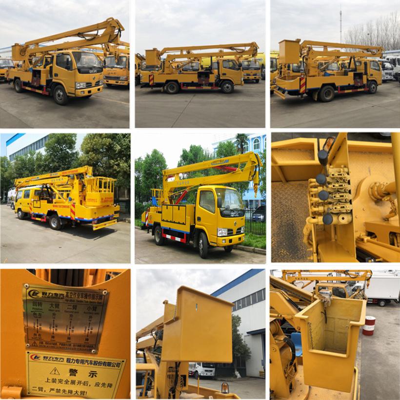 China Dongfeng 18m 20m 22m 24m 25m Hydraulic Aerial Manlift High Altitude Working Platform Truck Aerial Platform Truck