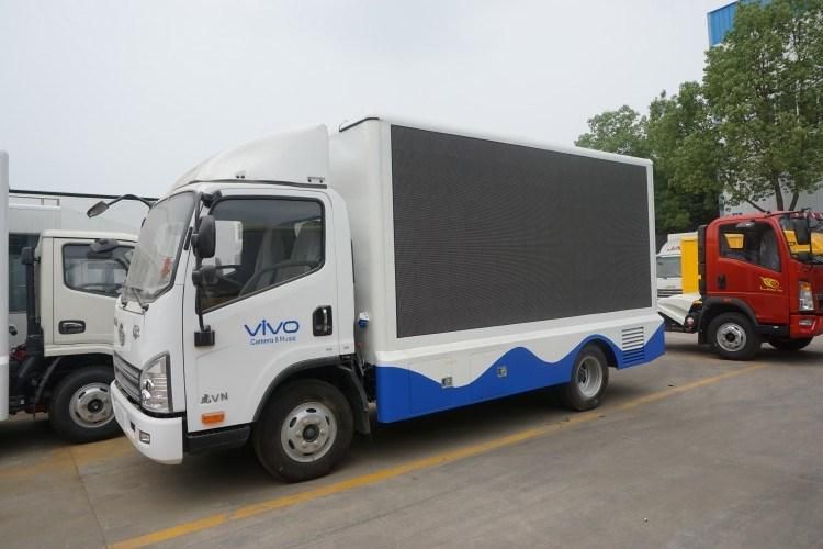 Mobile LED Screen Advertising Light Box Truck