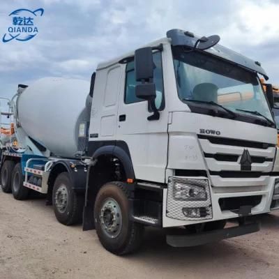 Export High-Quality Second-Hand Concrete Mixer HOWO 10-20m3 Cement Mixing Tank Truck