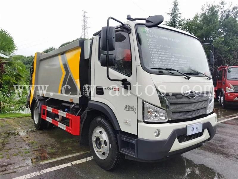 Foton Forland 9000liters 9cbm 4X2 Compactor Garbage Truck Trash Collection Truck Garbage Removal Truck for Sanitation Services