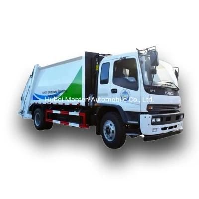 Isuzu Electric Garbage Compactor Truck EV Battery Power
