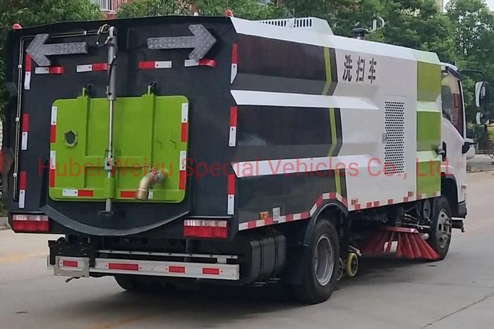 China Shacman 8-10cbm Sweeper Machine Vehicle Vacuum Road Sweeping and Water Spraying Sprinkler Washing Truck