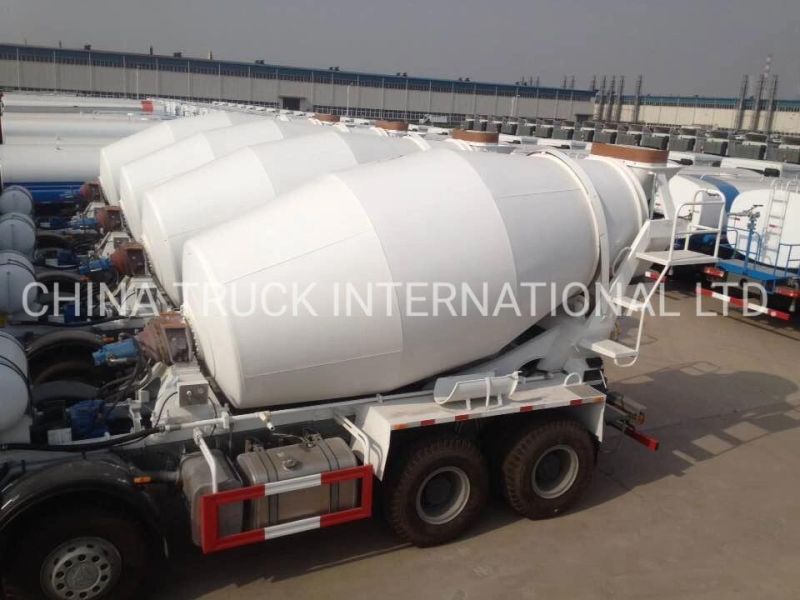 HOWO Chassis 12m3 14m3 Concrete Mixer Truck with 8X4 Driving Mode