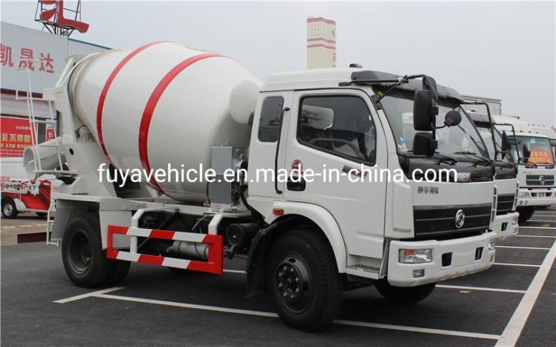 Dongfeng Mini 4 Cubic Meters 6m3 Italy Pump Concrete Mixer Truck for Sale