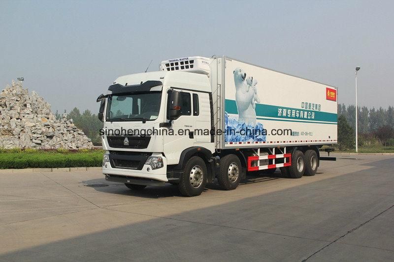 130HP Sinotruk HOWO Refrigerated Truck with 17 Cubic Capacity