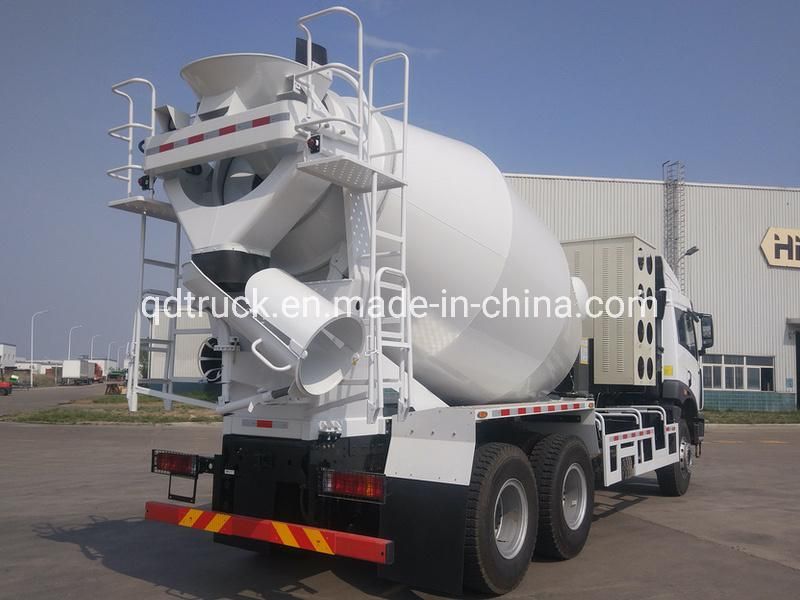 8x4 Green Energy CNG Engine concrete mixer/ cement agitator truck