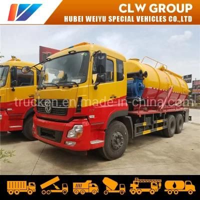 Factory Price Widely Used Dongfeng 18000 Liters 245HP Vacuum Sewage Suction Tank Truck Fecal Suction Tanker Truck