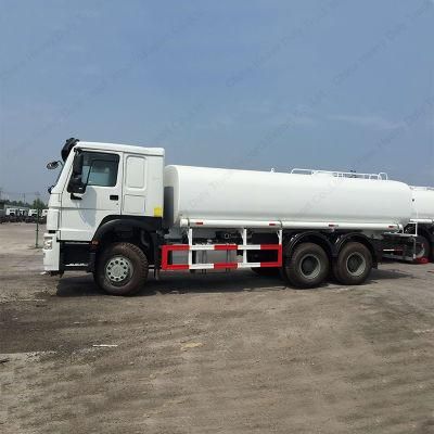 Man Diesel Sinotruk HOWO 6X4 371HP 20000-30000liters Water Spray Trucks for Sale