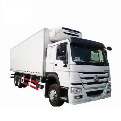 Sinotruk HOWO Rhd LHD 15t 18t 20t 35m3 40m3 45m3 Cold Van Capacity Freezer Refrigerated Truck Price Hot Sale in Africa