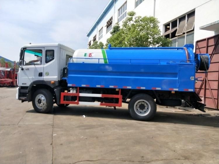 15cbm Sewage Sucking Tanker Vacuum Cleaner Suction Truck