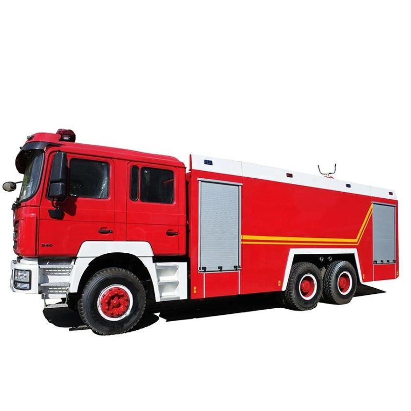 Shacman 6X4 New Mobile Dry Powder Foam Combined Fire Engine Truck with 60-Meter Fire Pump