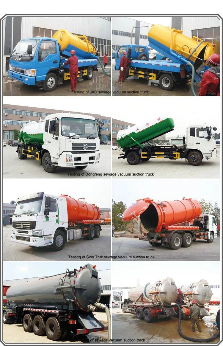 Forland 3000liters Septic Tank Vacuum Trucks (4X2 RHD Vacuum Tanker for Wast Water Sewage)