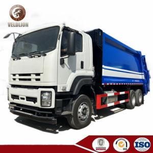 380HP Isuzu Vc46 Heavy 6X4 12 Wheels Big New 22cbm 22 Cubic 20ton-22ton Compressed Garbage Truck 22m3 Compactor Garbage Truck