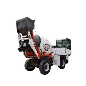 Popular Construction Equipment 1.5cbm Self Loading Concrete Mixer