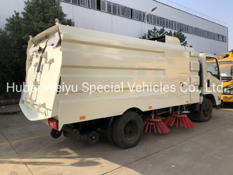 Chengli 8cbm Road Sweeper with 5.5cbm Dust Bin 2cbm Water Tank Vacuum Cleaning Machine Road Sweeper Truck