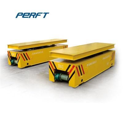 Hydraulic Automatic Rail Handling Trailer Heavy Cargo Shuttling Trolley