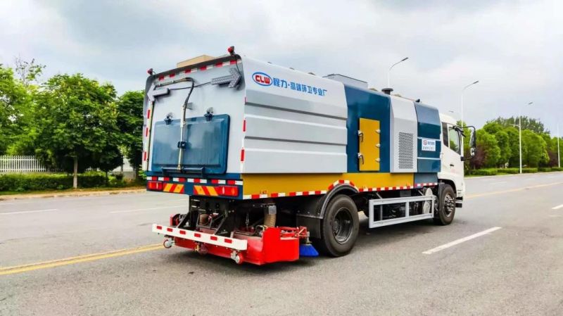 Dongfeng 4cbm Water Tank Vacuum Street Sweep Truck