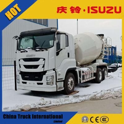 China Isuzu Chassis 10m3 Qingling 350HP Cement Truck