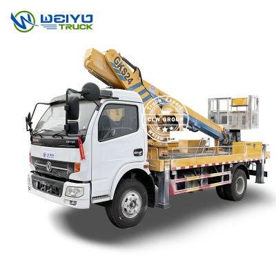 24meters Dongfeng Captain Truck Telescopic Boom Aerial Work Platform Aerial Platform Aerial Bucket Trucks