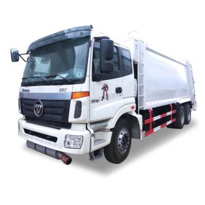 Foton Auman 6X4 15m3 Garbage Compactor Truck Capacity