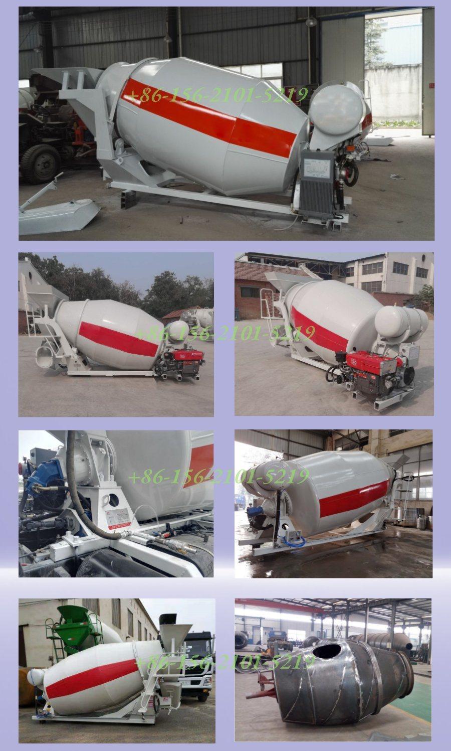 Bueno Brand 21cbm Material Cement Concrete Mixer Drum for Mack Isuzu Mitsubish Fuso Concrete Mixer Truck Chassis