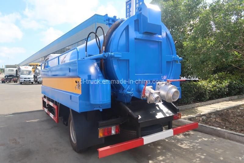 Japan I Suzu Small 3m3 4m3 5m3 Cleaning Sewage Suction Tank Truck for Sale