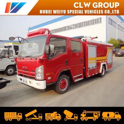 Isuzu Elf 2ton Fire Fighting Vehicle 2000liters Water Tanker Fire Rescue Fighter Truck