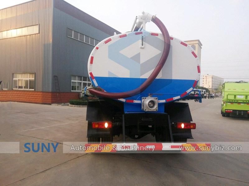 12000 Liters 6 Wheels Vacuum Fecal Suction Truck for Sale