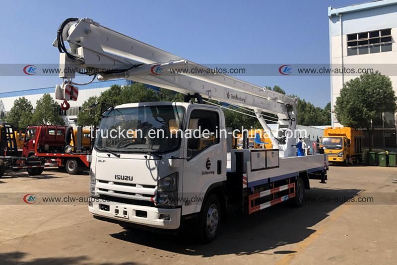 20m/22 Meters Telescopic Type Aerial Lifting Truck High Altitude Operation Working Truck with Aerial Working Platform