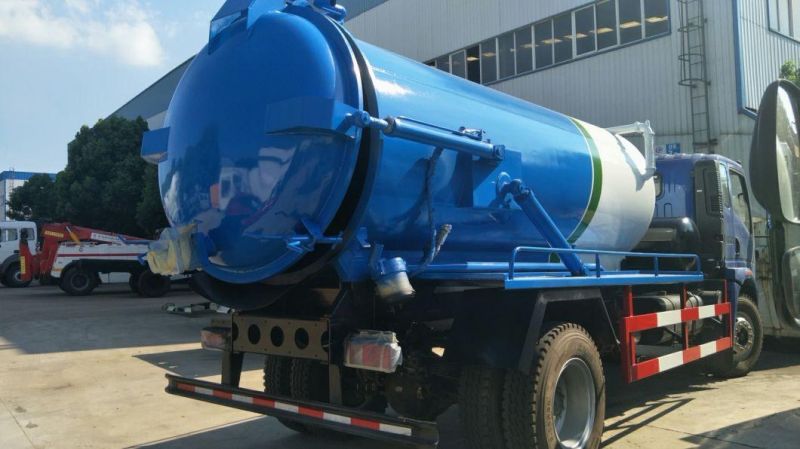 Dongfeng Sewer Dredging Truck 10cbm Sewage Vacuum Sewage Suction Truck