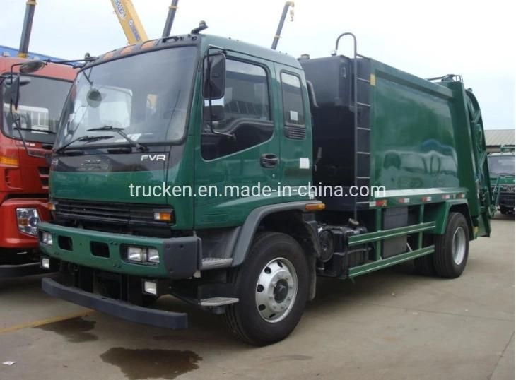 Japan Brand Hot Sale 3m3-20m3 Trash Compactor Truck Diesel/Gasoline Engine Waste Container Body