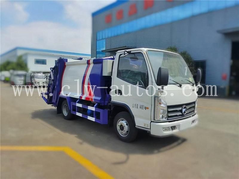 China Brand Kama 5tons 5000liters 5cbm Garbage Compactor Truck Compressed Waste Removal Truck for Environmental Services and Sanitation Services