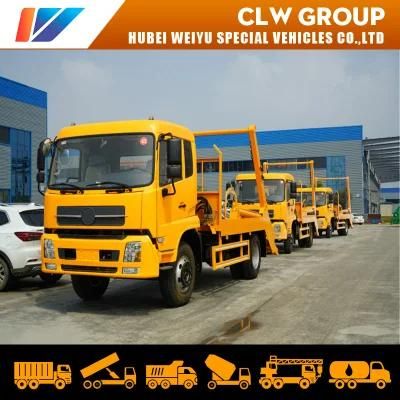 China Factory Price Dongfeng 6cbm 6000liters Swept Body Garbage Truck Refuse Collector Swing Arm Garbage Truck