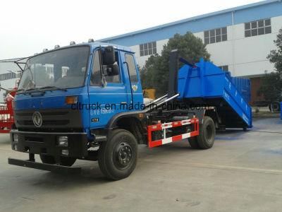 Mini 5000 Liter 5 Tons Dustbin Lorry Hydraulic Arm Roll Hook Lift Garbage Truck