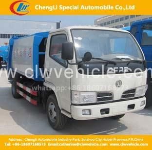 Hydraulic Garbage Compactor Truck 4-5cbm 95hpdongfeng Garbage Truck