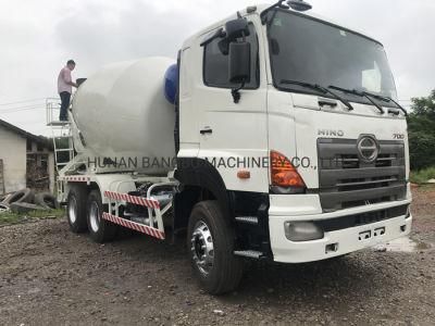 Hino 700 Beton Mixer Machine Mini Cement Mixing Truck Used Concrete Batch Mixer Trucks