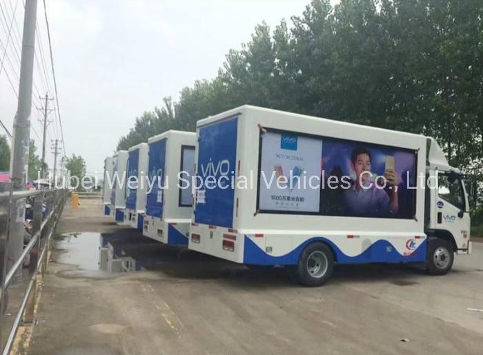 China Clw Group LED Public Activity Mobile Display Truck P3 P4 P5 P6 Outdoor Displaying 3-Sides Screen Mobile Advertising Truck