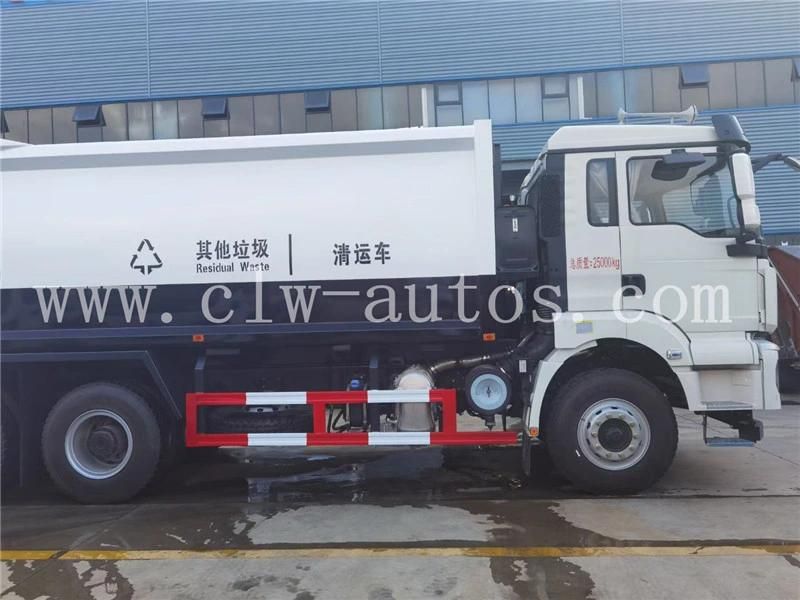 Shacman 20cbm 15tons 6X4 Compactor Garbage Truck Compressed Waste Removal Truck for Sale