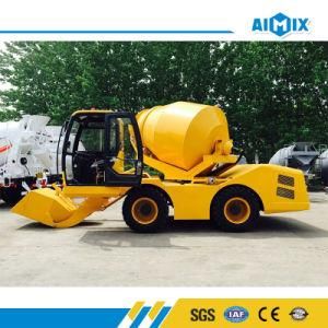 3cbm Diesel Mobile Concrete Mixer Truck with Self-Loading